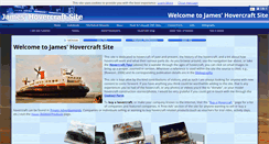 Desktop Screenshot of jameshovercraft.co.uk